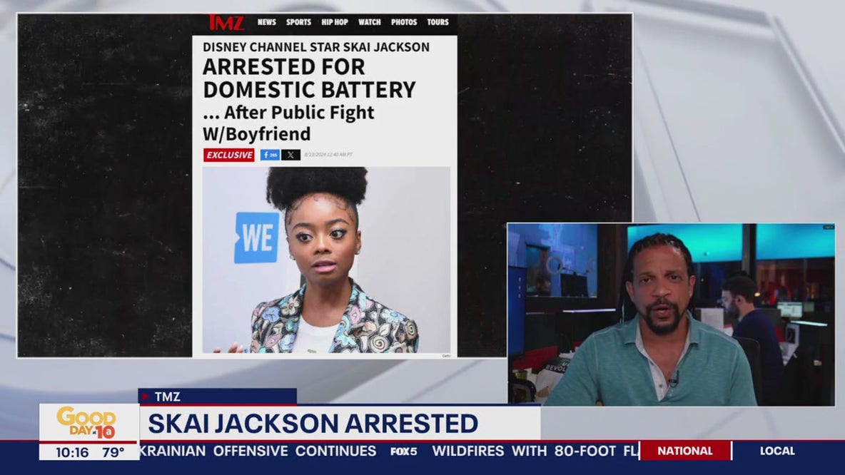 Skai Jackson arrested for domestic battery: TMZ